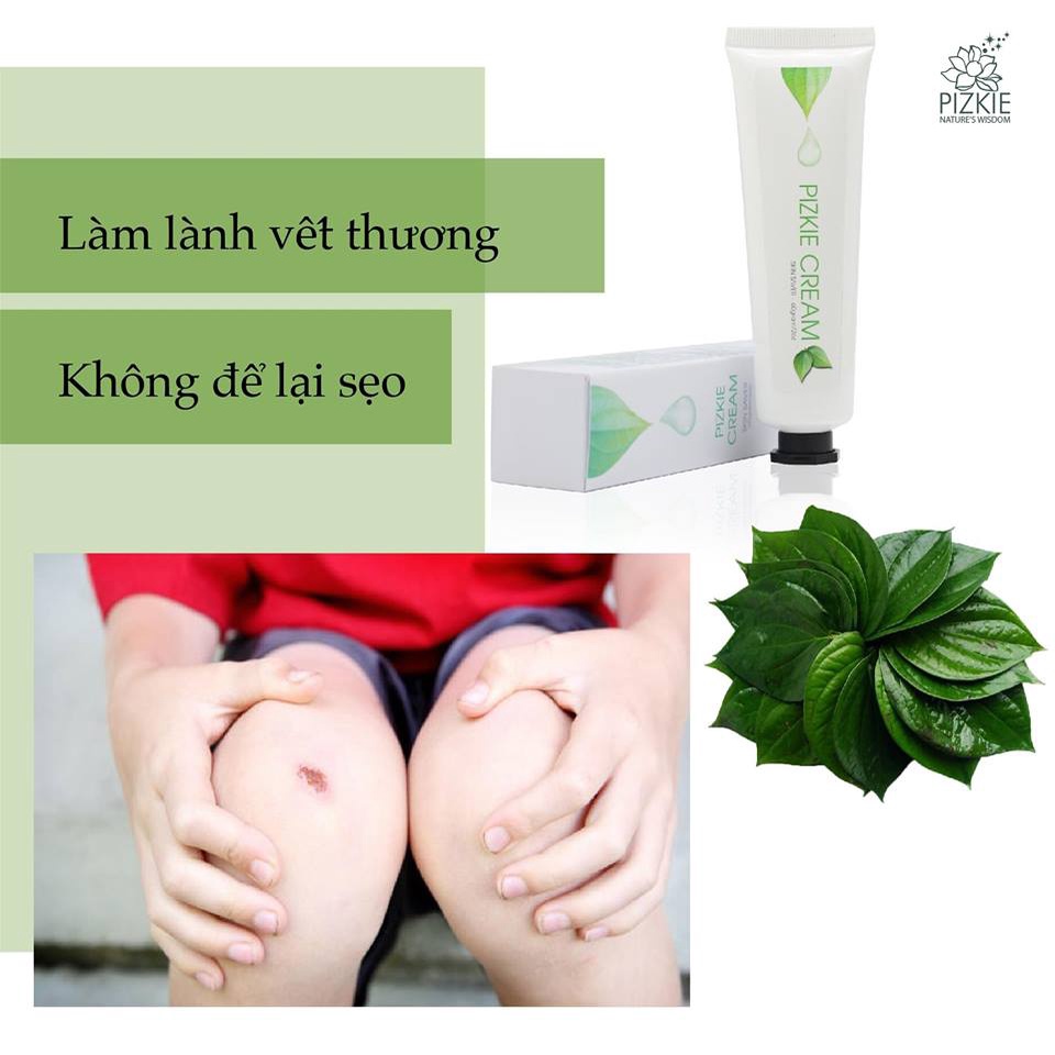 Kem Trầu Không Pizkie Cream Cho Da Bị Viêm Da Cơ Địa Chàm Sữa 10gr