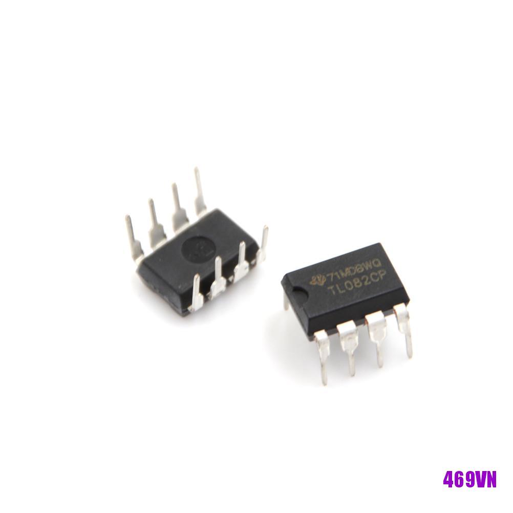 Set 20 Linh Kiện Điện Tử Tl082Cp Ti Dip8 Ic Jfet-Input Chuyên Dụng