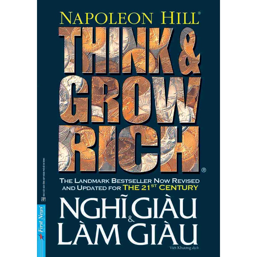 Sách - Combo Khổ Nhỏ Quẳng Gánh Lo Đi Và Vui Sống + Nghĩ Giàu Và Làm Giàu + Dám Nghĩ Lớn - First News  - FIN