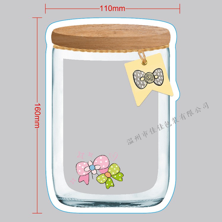 50Pcs Túi Đựng Thực Phẩm Tiết Kiệm Thực Phẩm Mason Jar Nắp Gỗ Mẫu Túi Có Khóa Kéo Di Động Hộp Đựng Đồ Ăn Nhẹ Gói Khóa Zip Food Saver Storage Bag Mason Jar Wood Lid Pattern Portable Zipper Bags Snack Container Zip Lock Package