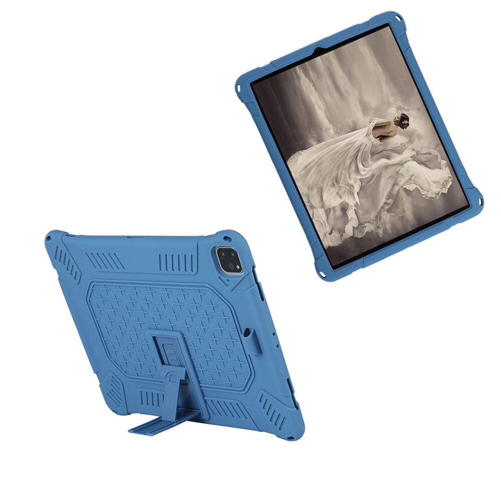 Ốp máy tính bảng silicon mềm có giá đỡ thích hợp cho Ipad Pro 2020 12.9 Pro 12 9 2018 A1876 A2014 A1895 A1983 A2229