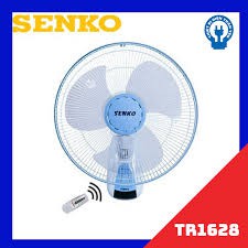 Quạt treo tường có remote điều khiển từ xa Senko TR1683 - Hàng chính hãng (Giao màu ngẫu nhiên)