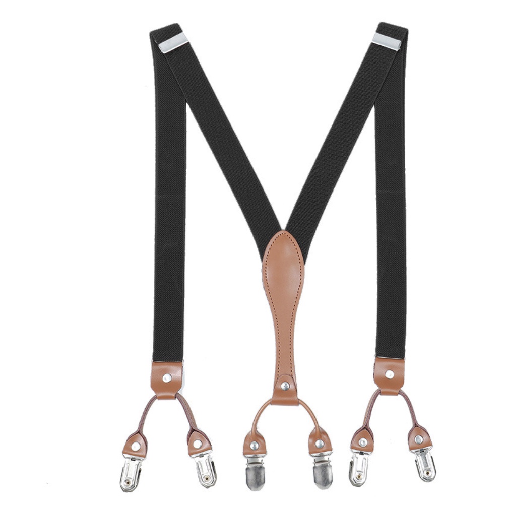 Dây đai chữ Y 2.5cm 6 kẹp kết da có 5  màu lựa chọn  trung niên Giangpkc 2022 Phụ kiện cưới Giang