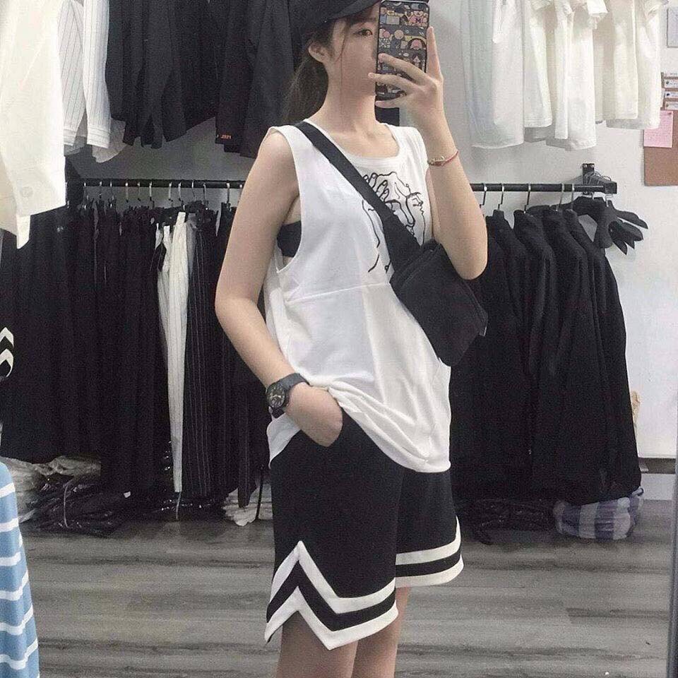 [Giá hủy diệt]Quần đùi bigsize💥Quần short unisex bóng chày Chữ V nam nữ phong cách ulzzang