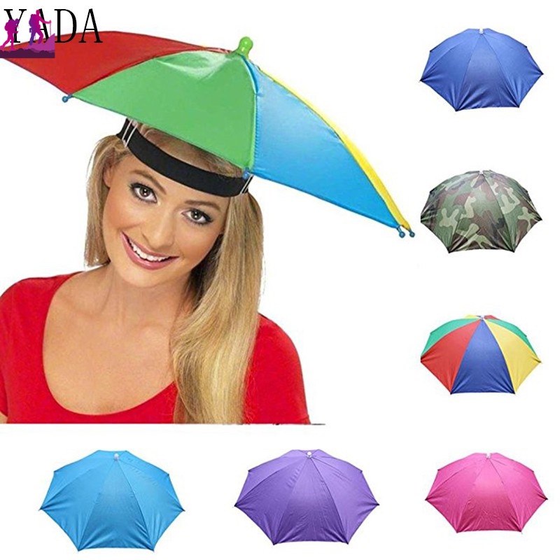 【Giảm Giá Lớn Hôm Nay !!】Nón Dù Che Nắng 65CM Có Thể Gấp Gọn Tiện Dụng Khi Đi Câu Cá/Leo Núi