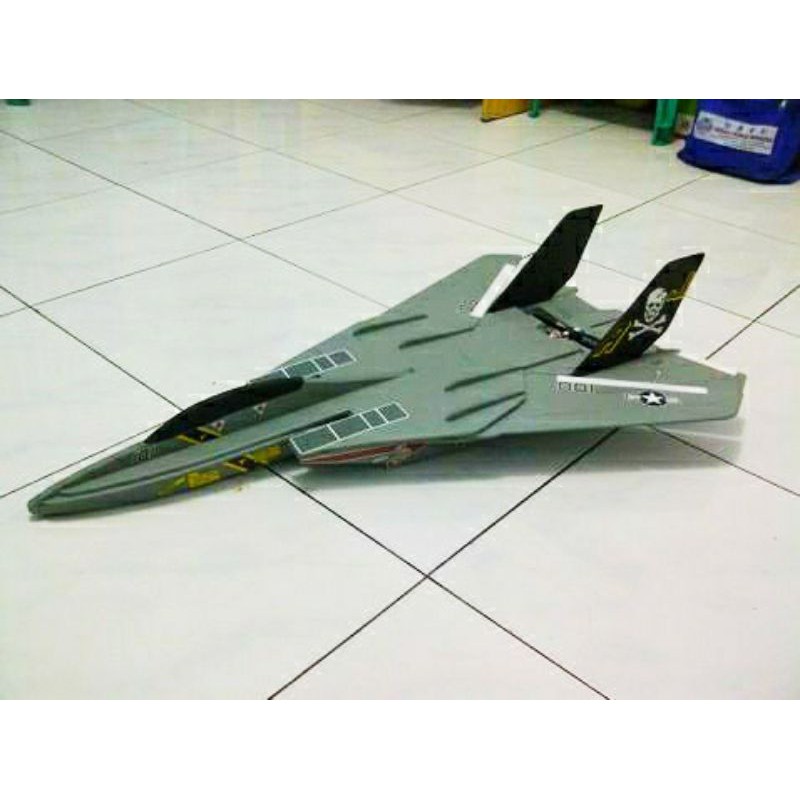 [ có cơ cấu gấp cánh] Kit máy bay F14 Tomcat flat sải 60-90cm bao đập( đầy đủ linh kiện