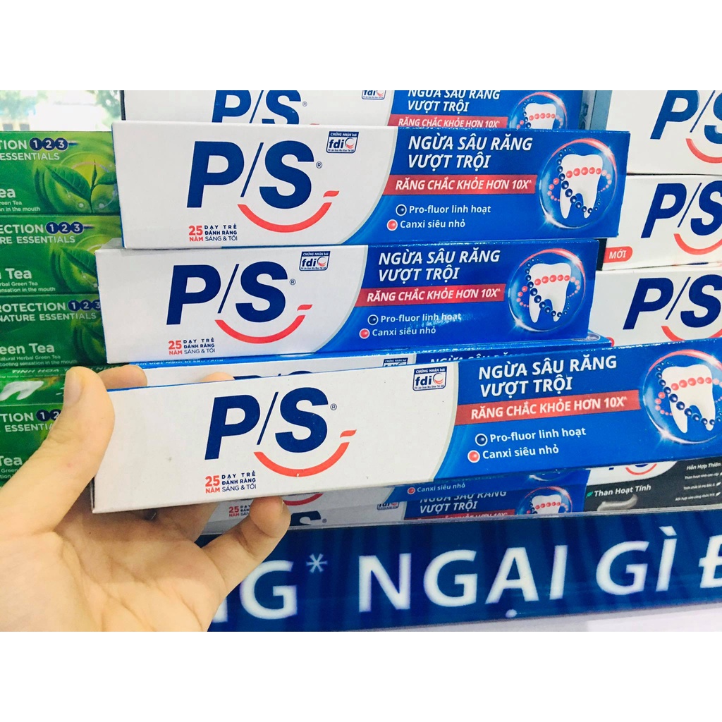 KEM ĐÁNH RĂNG PS NGĂN NGỪA SÂU RĂNG VƯỢT TRỘI 180G