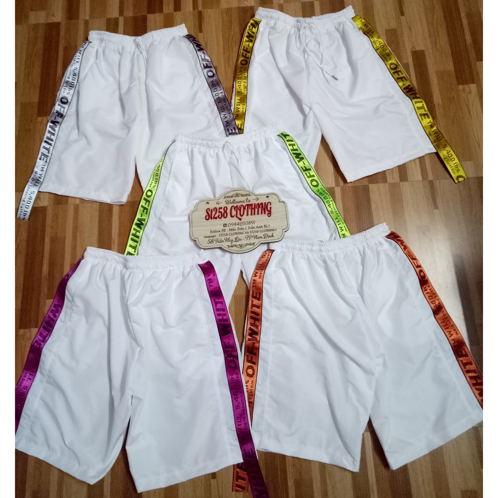 Quần Short Off White nam nữ ( size M - XL )