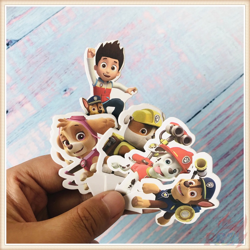 Bộ 24 Que Cắm Trang Trí Bánh Kem Hình Chú Chó Cứu Hộ Dễ Thương