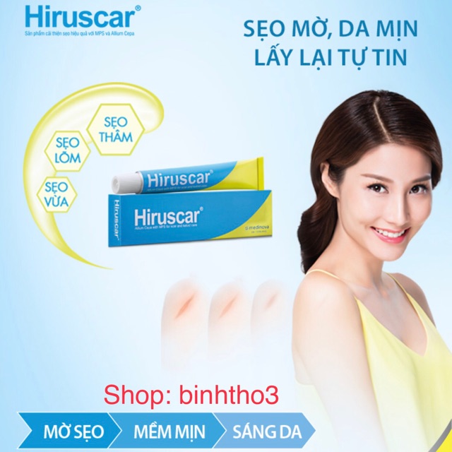 HIRUSCAR Gel hỗ trợ mờ sẹo