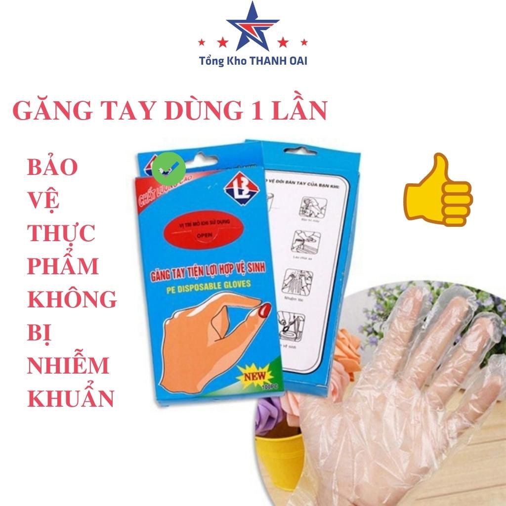 Găng Tay Vệ Sinh Đa Năng Hộp 100 Cái Dùng Một Lần