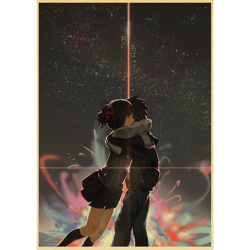 Poster Phim anime your name Treo Tường Trang Trí