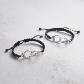 (1 cặp ) Vòng tay cặp còng số tám