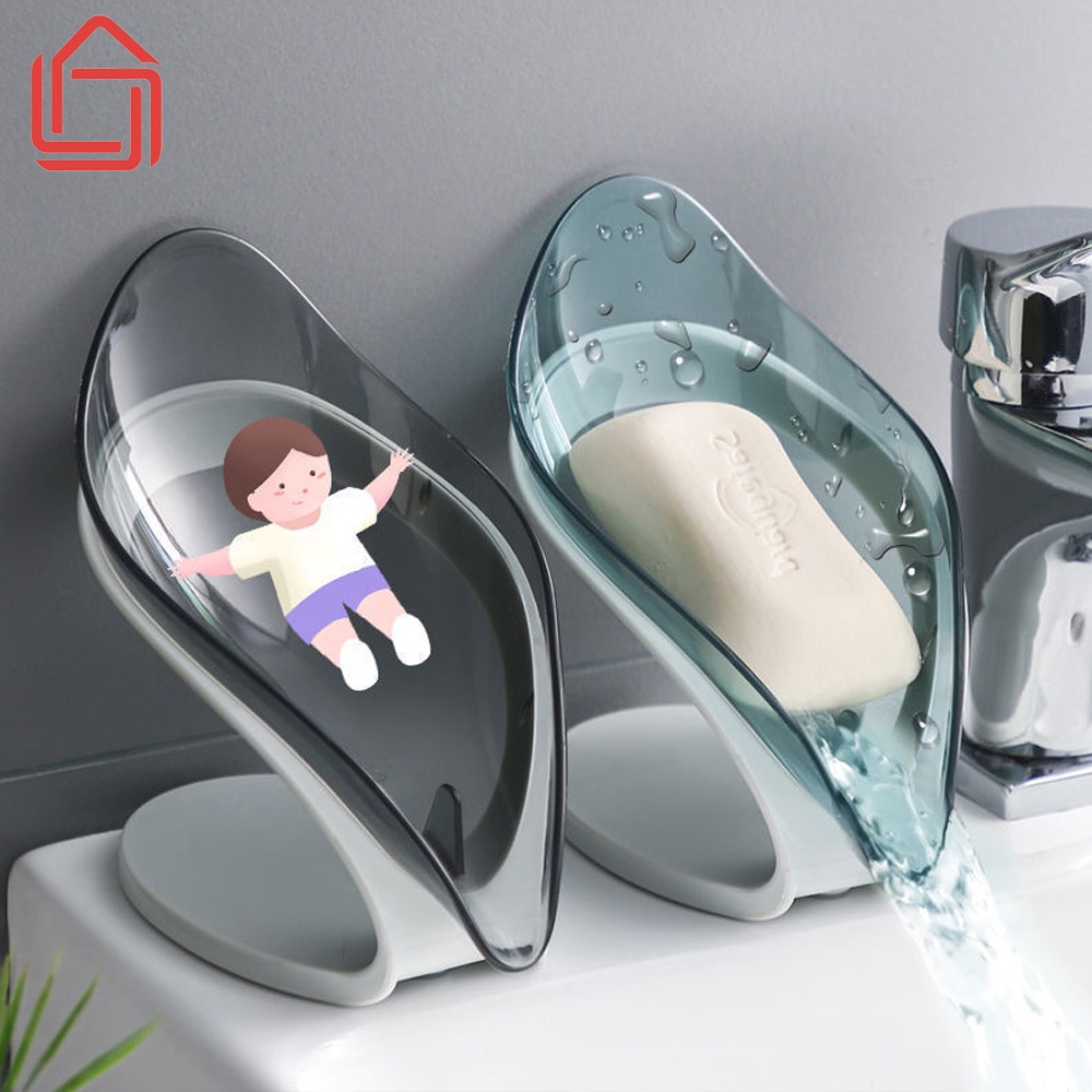 Kệ đựng xà phòng nhà tắm hình chiếc thiết kế thoát nước thông minh - nhamoi