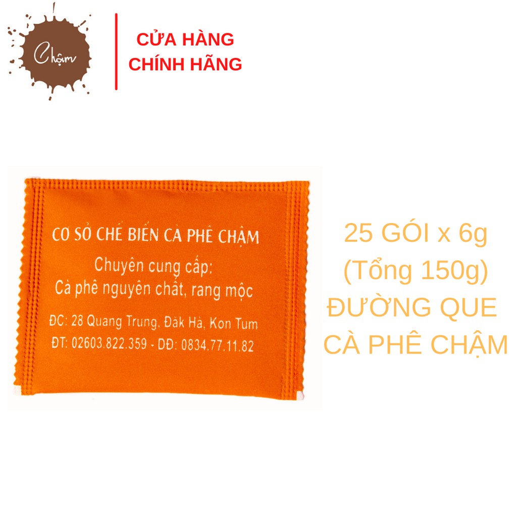 [Mã 156FMCGSALE hoàn 8% đơn 500K] [Deal Độc Quyền]25 gói đường Cà Phê Chậm (6gram/gói, đường trắng tinh luyện) | BigBuy360 - bigbuy360.vn