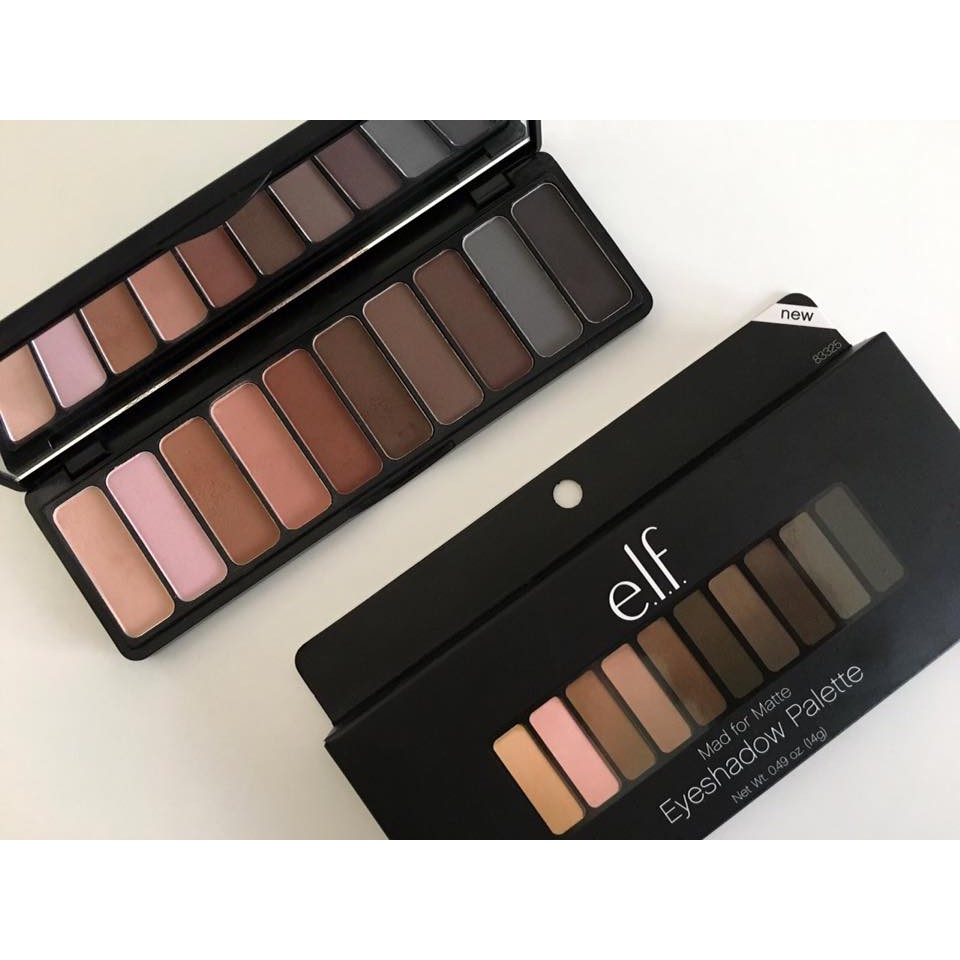 E.L.F MAD FOR MATTE EYESHADOW PALETTE - 10 MÀU KHÔNG NHŨ | BigBuy360 - bigbuy360.vn