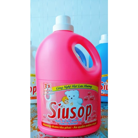 Nước Xả SIUSOP Can 3kg8 Đủ 8 Màu Hàng Có Sẵn