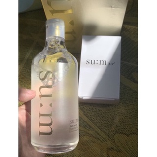 Nước tẩy trang Sum làm sạch sâu đa tính năng Su:m37 tặng kèm bông tẩy trang 400mL