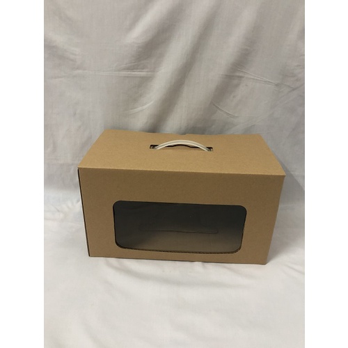 Hộp giấy để trái cây/đồ nặng có quai xách có 2 kích thước/cái