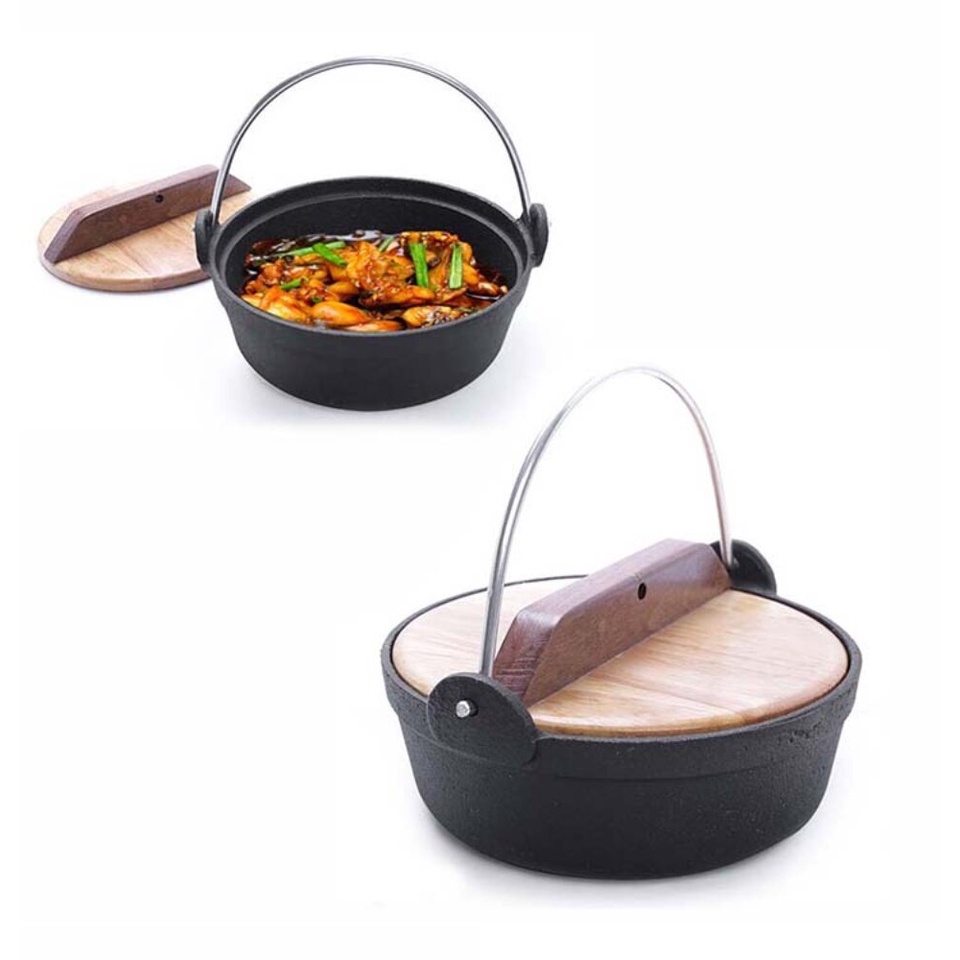 Campingmoon đồ cắm trại campoutvn campingmoon nồi gang cắm trại du lịch dã ngoại nấu ăn A251