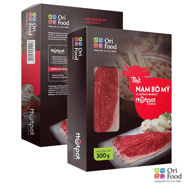 Nạm bò Mỹ Hotpot Story 300gr