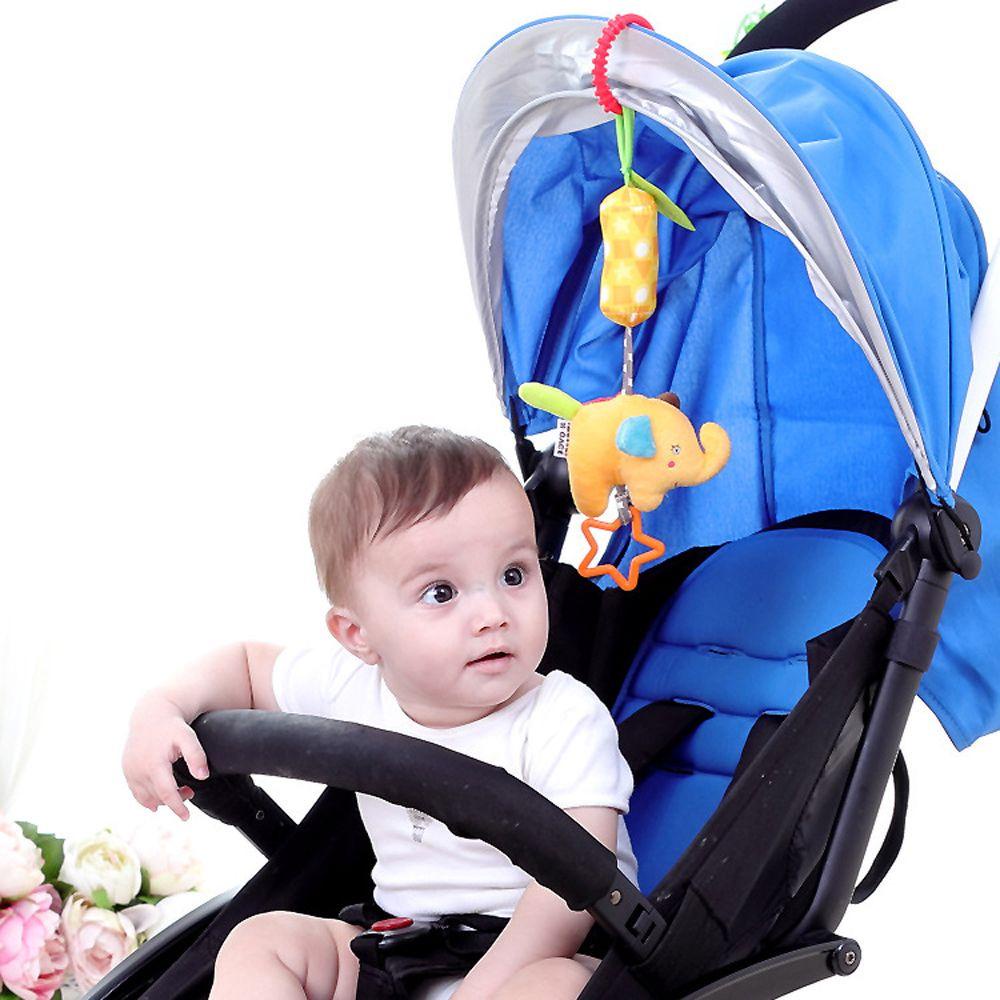 Đồ Chơi Lục Lạc Hình Động Vật Nhồi Bông Mềm Mại Dễ Thương Cho Bé