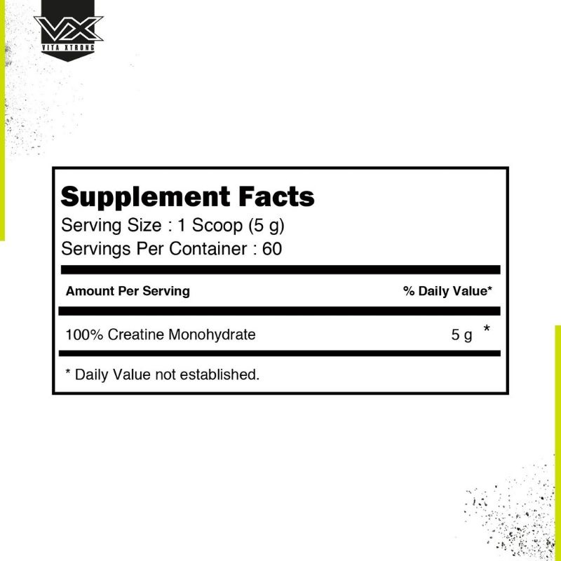 VITAXTRONG 100% PURE CREATINE MONOHYDRATE 5000 TĂNG CƠ TĂNG SỨC MẠNH