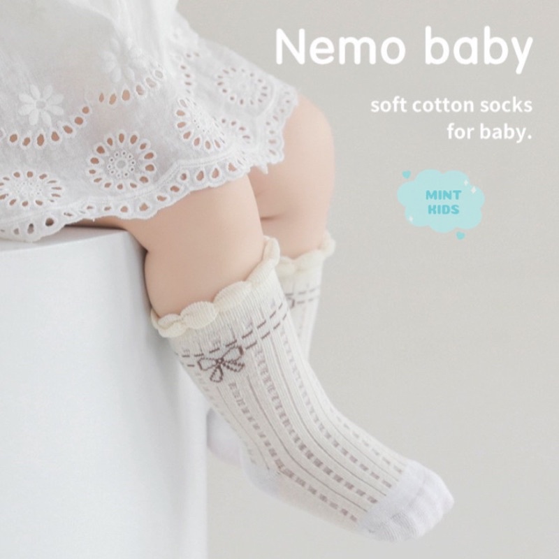 Tất Lưới Cao Cổ Nemo Baby Mềm Mại Cho Bé 0 Đến 3 Tuổi TL-12
