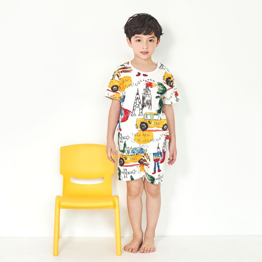 [Mã KIDMALL27 hoàn 15% xu đơn 150K] Bộ đồ mặc nhà trẻ em Unifriend Hàn Quốc cho bé trai, bé gái 1-10 tuổi | BigBuy360 - bigbuy360.vn