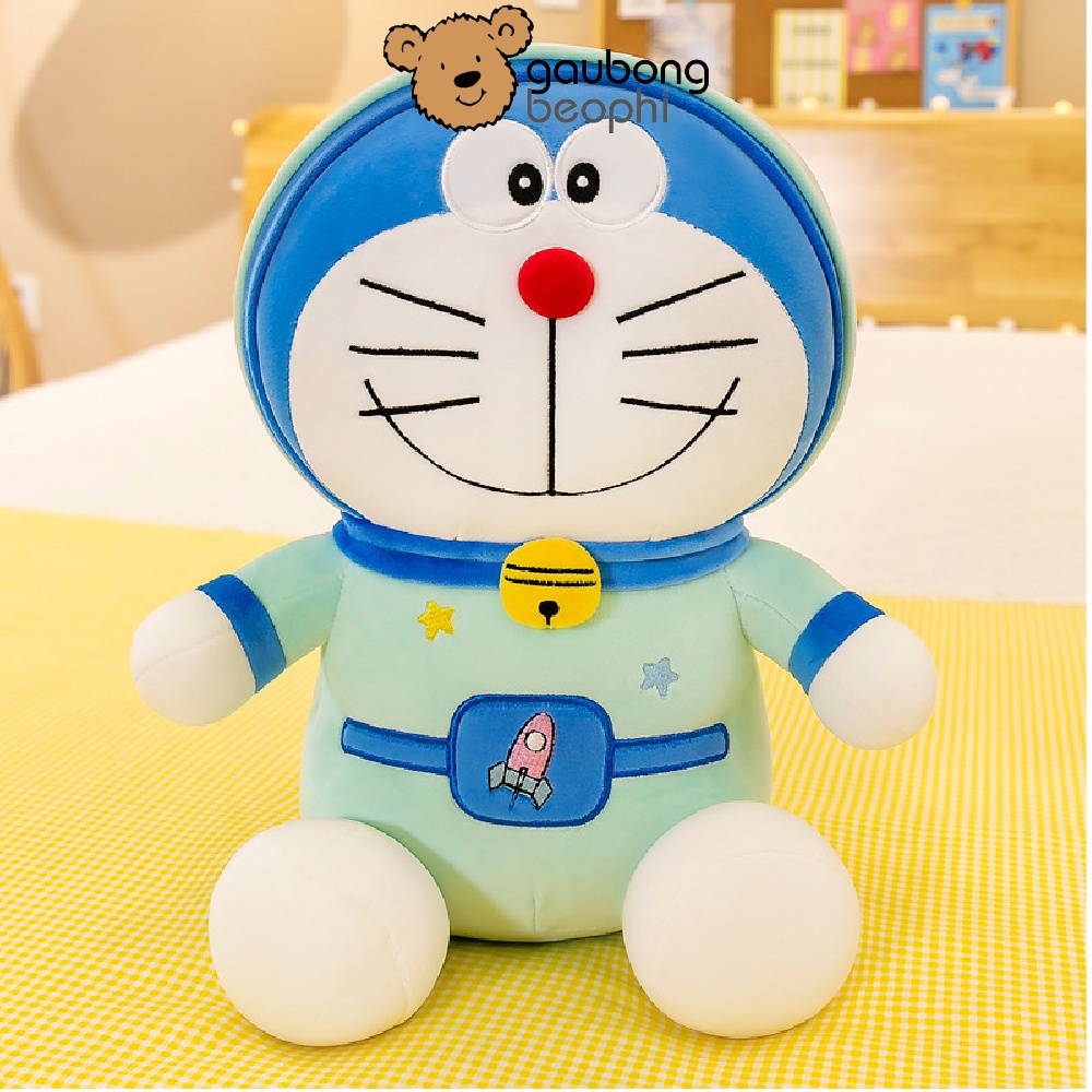 Gấu Bông Đôrêmon Phi Hành Gia GauBongBeoPhi Cute, Nhiều Kích Thước, Mềm Mại Cao Cấp, Qùa Tặng Cho Mọi Lứa Tuổi