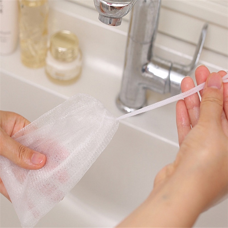 1 Túi Lưới Tạo Bọt Xà Phòng Rửa Mặt
