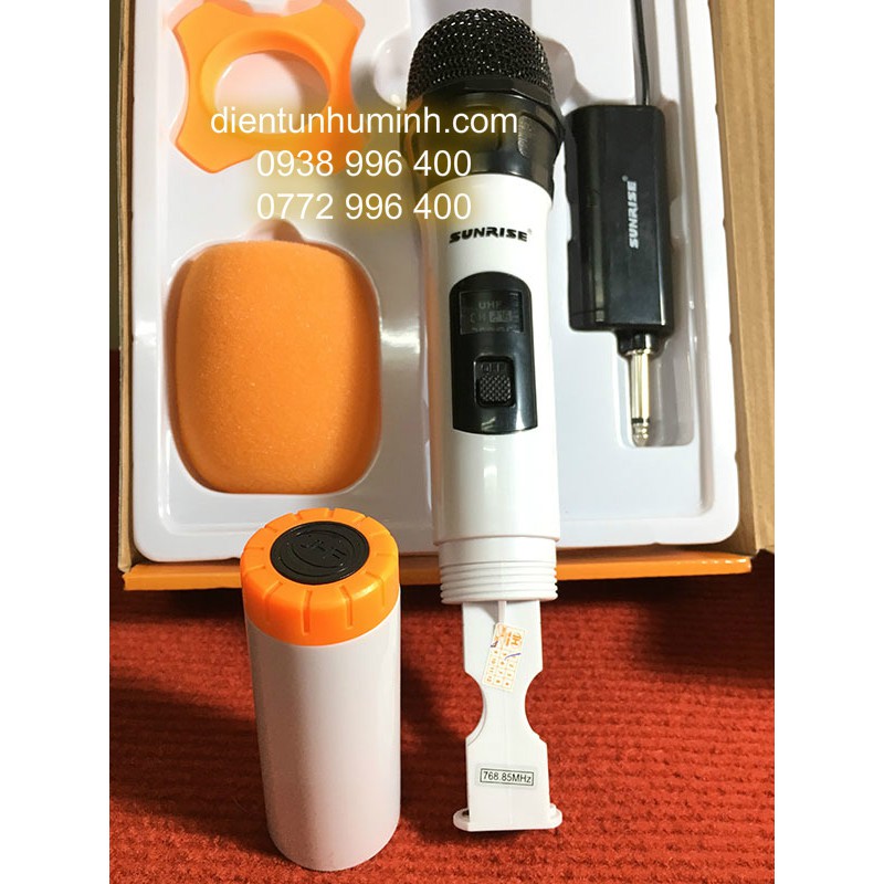 Micro không dây cho loa kéo sóng UHF Wireless Microphone