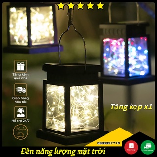 【HÀNG SẴN】Đèn LED hộp cổ điển năng lượng mặt trời treo cổng rào trang trí decor ngoài trời sân vườn,ban công NOEL SUNMET