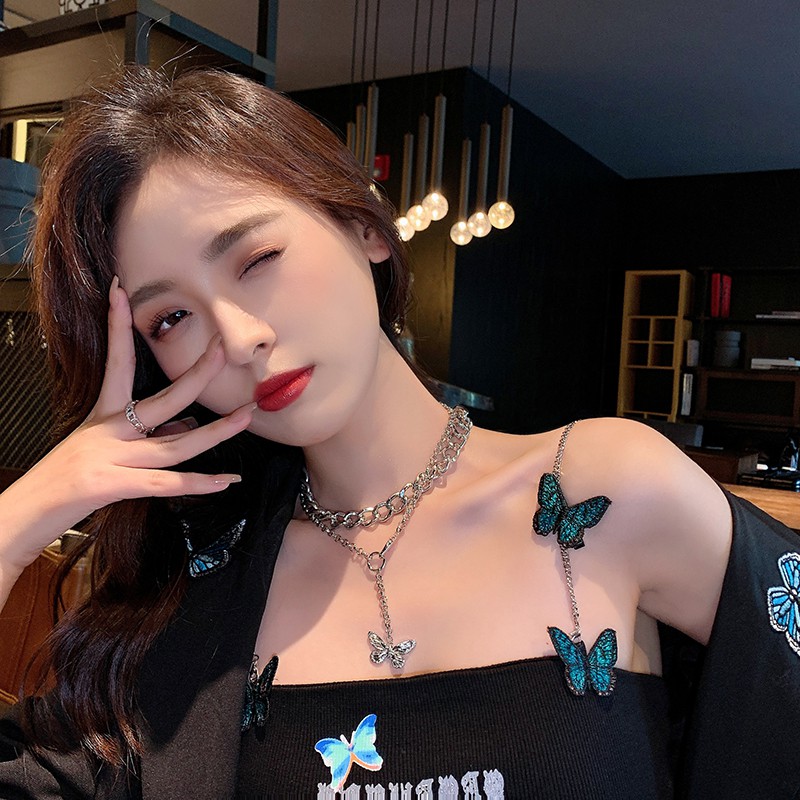 Set vòng cổ rời họa tiết hồ điệp ấn tượng VC88