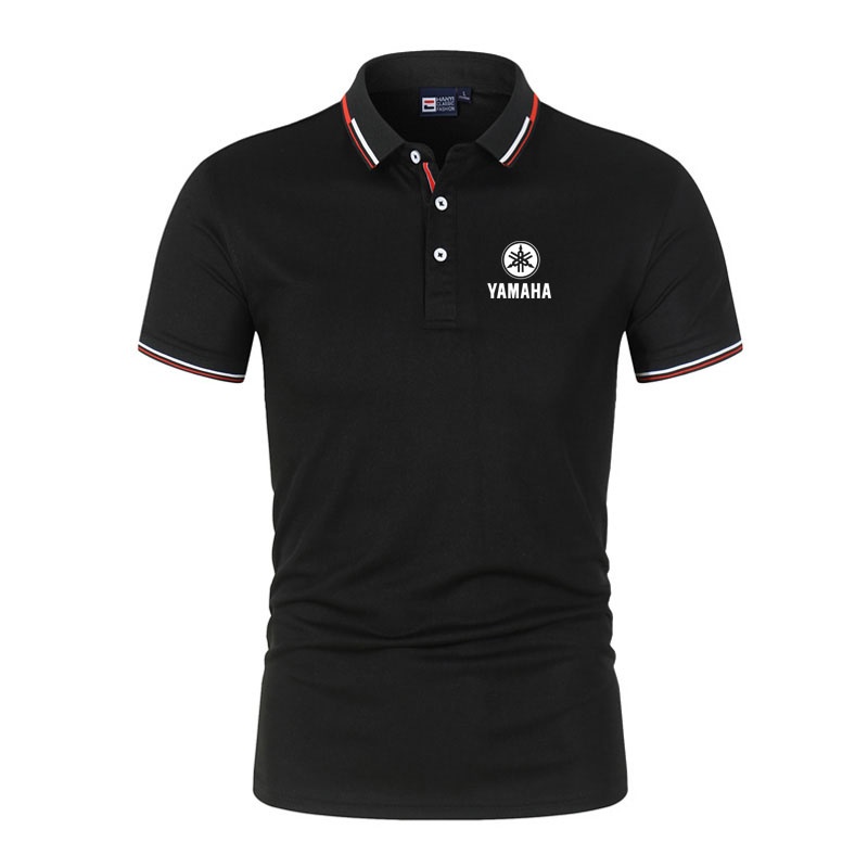 Áo thun polo in logo Yamaha thời trang dành cho nam giới