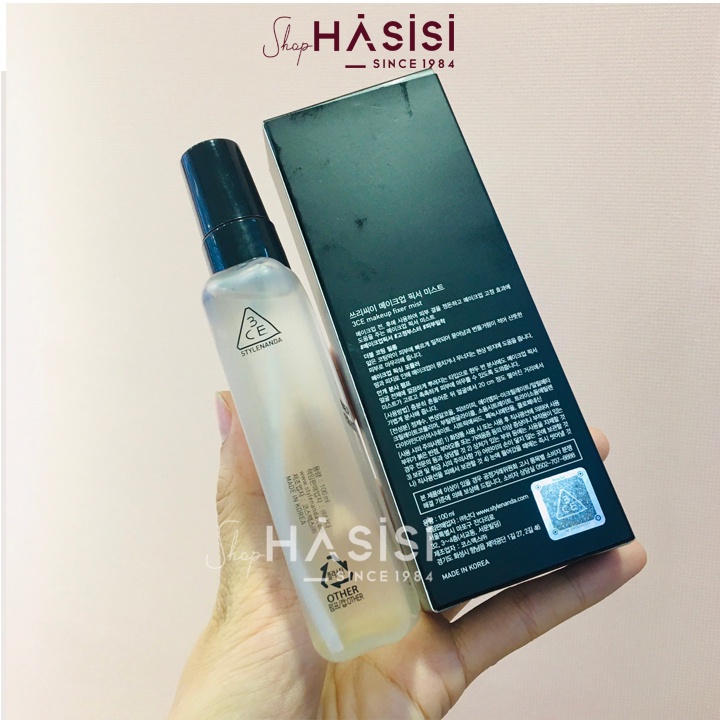 Xịt Khoáng Khóa Nền 3CE - Stylenanda Makeup Fixer Mist 100ml