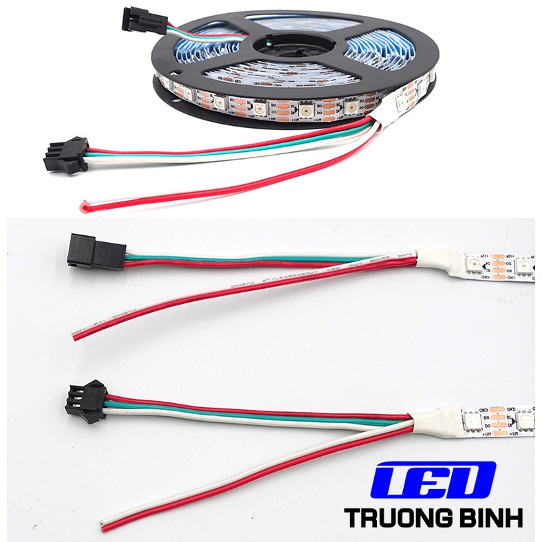 LED DÂY FULL MÀU WS2815 144 LED/MÉT HỎNG 1 LED CÁC LED KHÁC VẪN HOẠT ĐỘNG ĐIỆN ÁP 12V