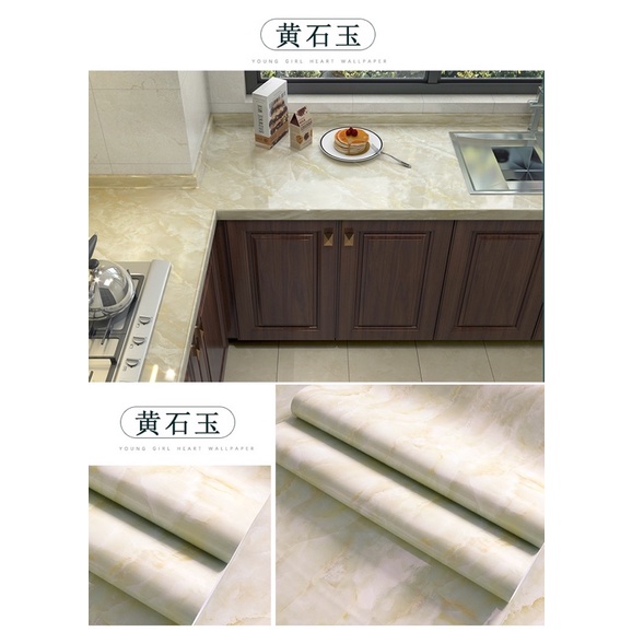 XẢ lỗ 5M decal tráng nhôm keo sẵn dán bếp nhà tắm chống nước