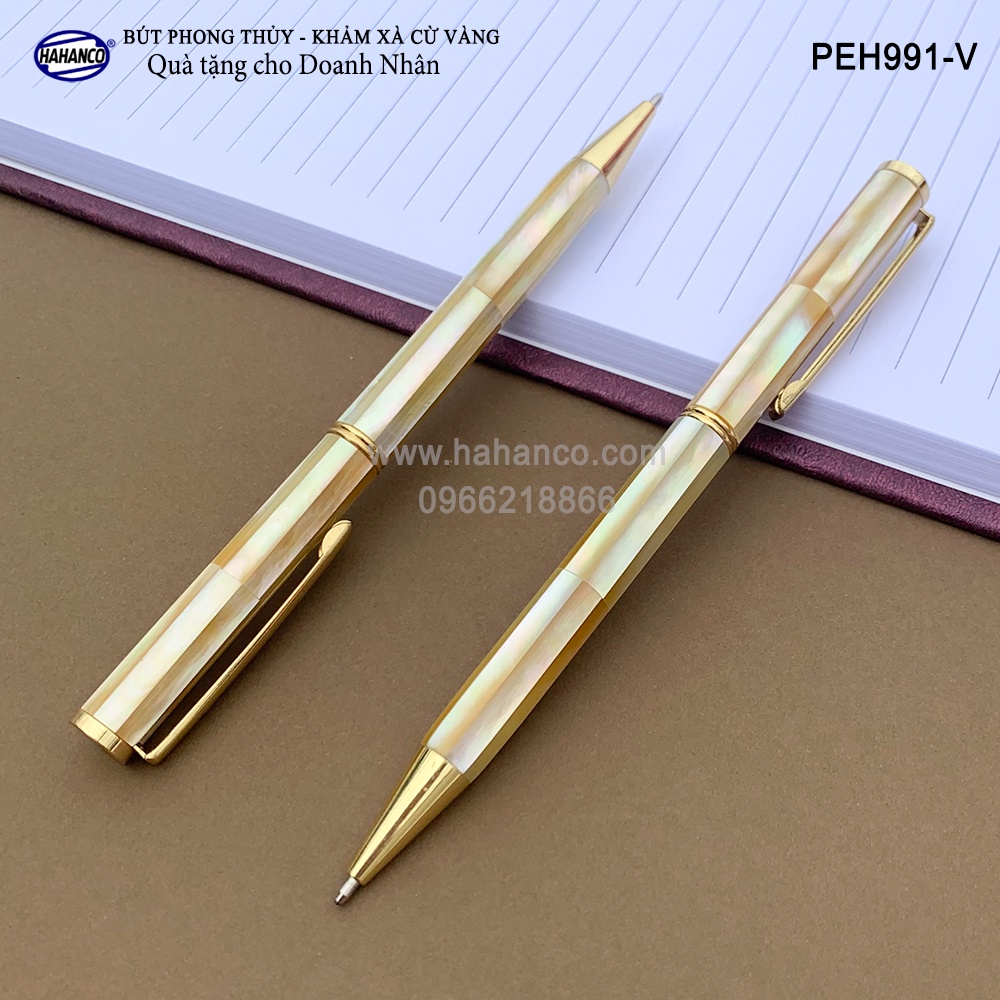 Bút khảm vỏ Ngọc Trai Vàng Bắc Úc - quà tặng dành cho Doanh Nhân
