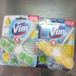 Viên thả bồn cầu Vim hương chanh