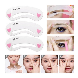 Bộ 3 Khuôn Vẽ Chân Mày Mini Brow Class