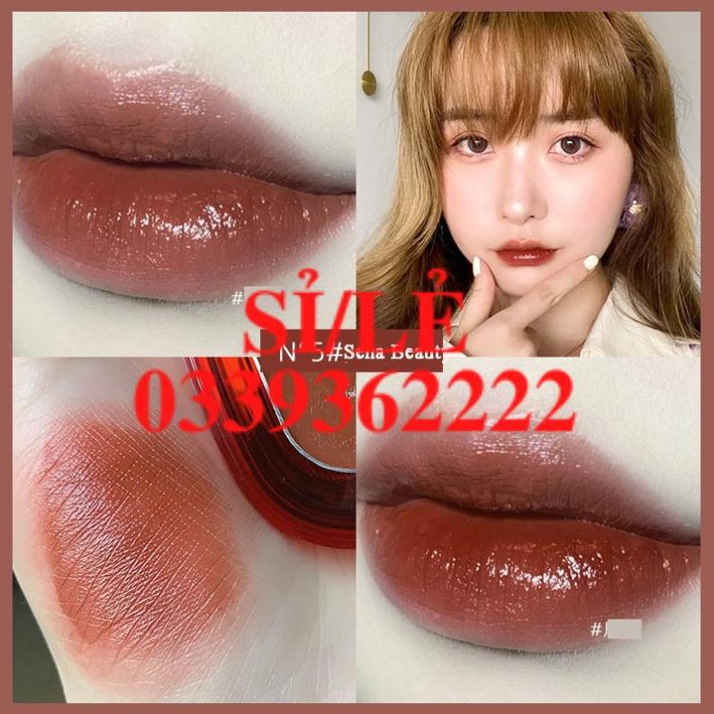 [ CHÍNH HÃNG ] Son dưỡng môi dạng hũ Gella's Pot Lip tặng kèm cọ đánh son môi Senbeauty  HAIANHSHOP