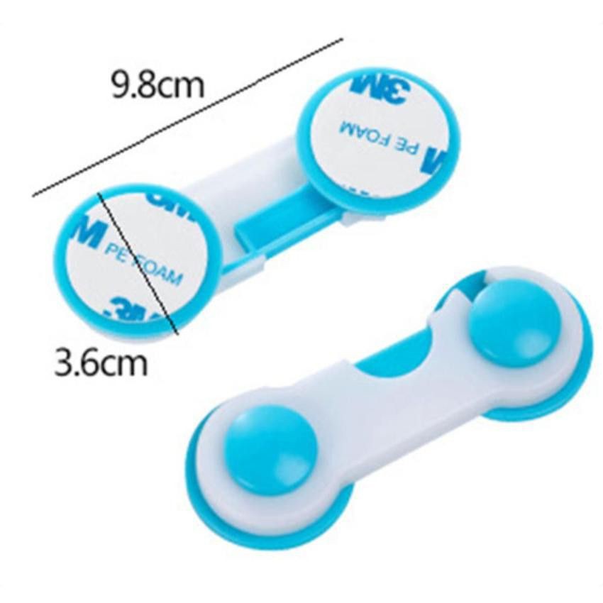 Combo 3 khoá chốt cài tủ lạnh, tủ đồ, ngăn kéo an toàn cho bé 88254 Giao Hàng Nhanh