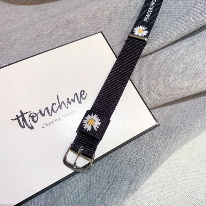 VÒNG TAY NỮ DÂY VẢI HOA HƯỚNG DƯƠNG