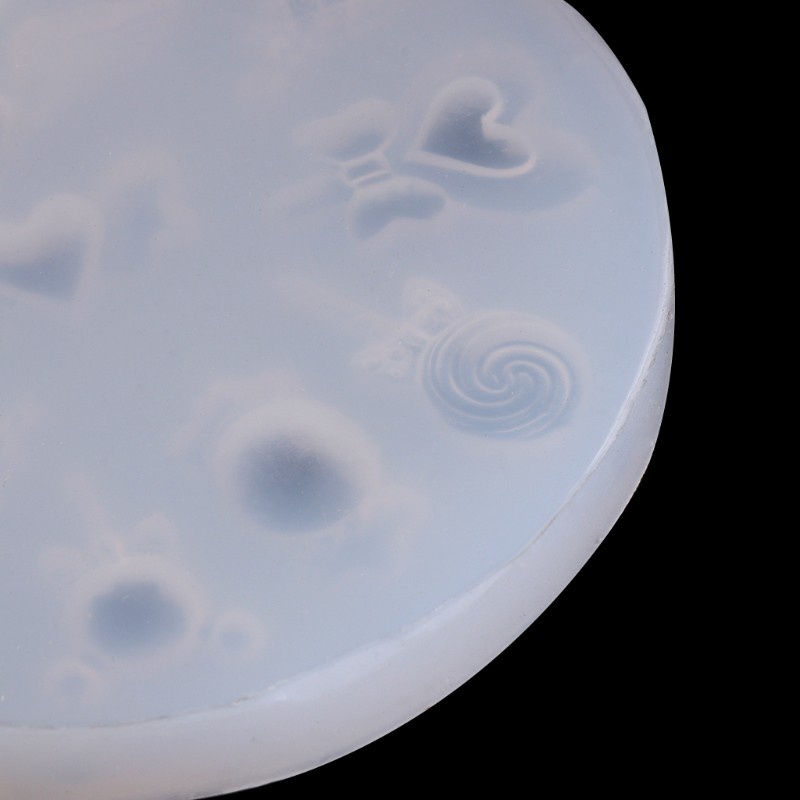 Khuôn silicone tạo hình kẹo mút trang trí bánh dễ thương