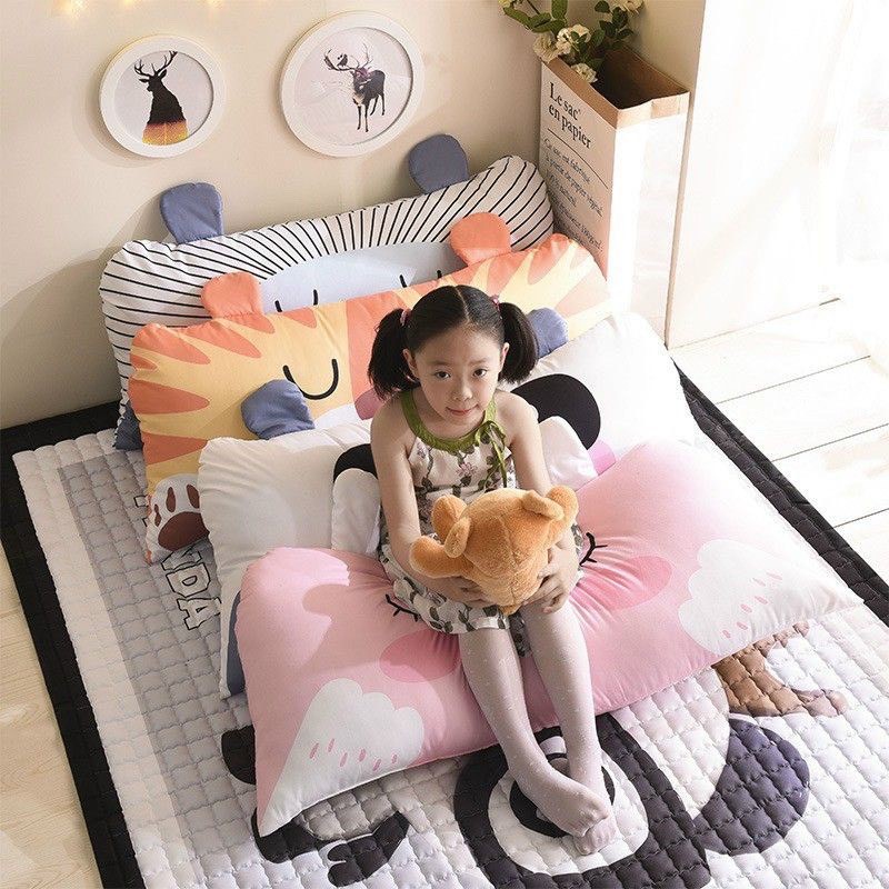 Gối Tựa Giương Họa Tiết Hình Thú Siêu Đáng yêu Size 50x110cm
