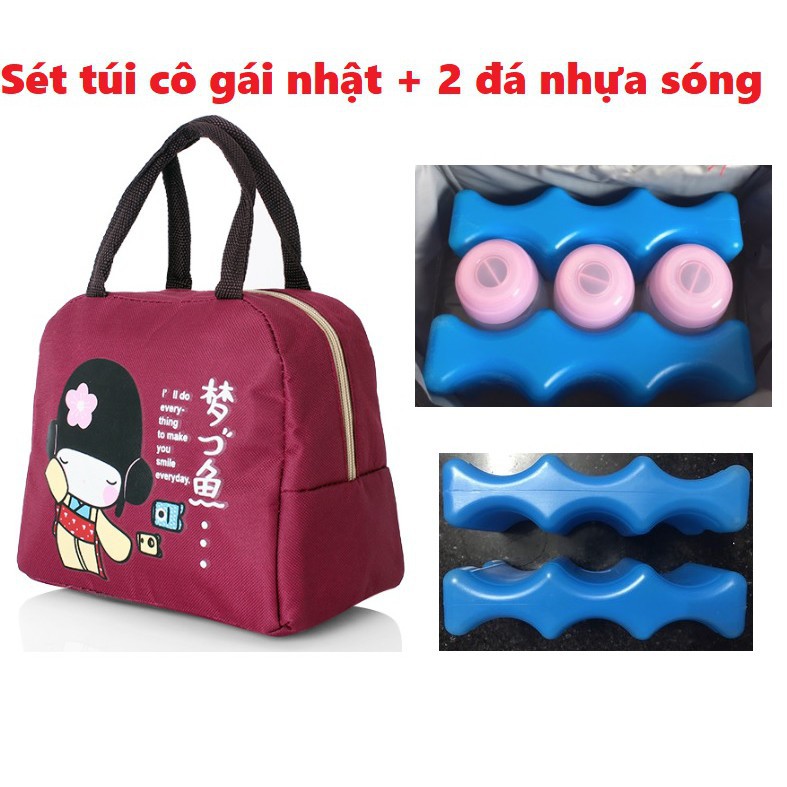 Đá khô bảo quản sữa mẹ 3 sóng 6 ngăn