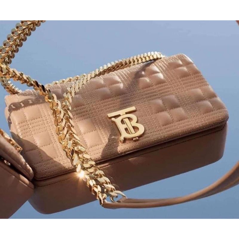 💎 BBR Small Quilted Check Lambskin Lola Bag