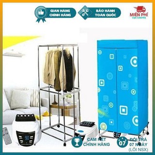 Tủ sấy quần áo samsung khung inox 2 tầng có điều khiển từ xa dh - x816r tiệt trùng diệt khuẩn + sấy khô quần áo hiệu quả