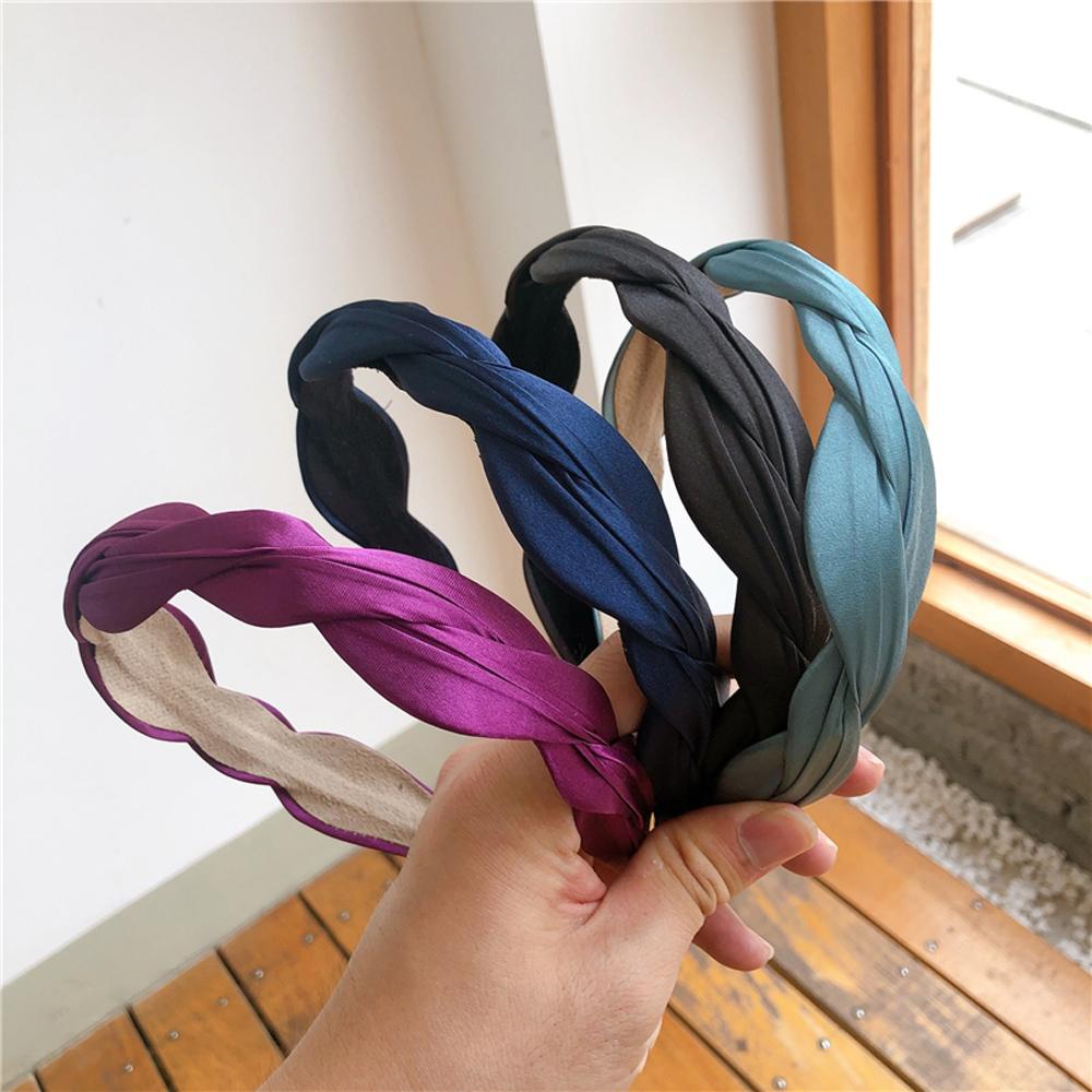 Băng Đô Gợn Sóng DANILO Ngọt Ngào Cho Nữ|Khăn Trùm Đầu Bằng Lụa Satin Chất Lượng Cao